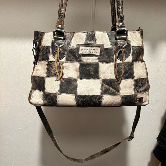 Bed Stu Rockababy Checkered Tote - Picture 4 of 6